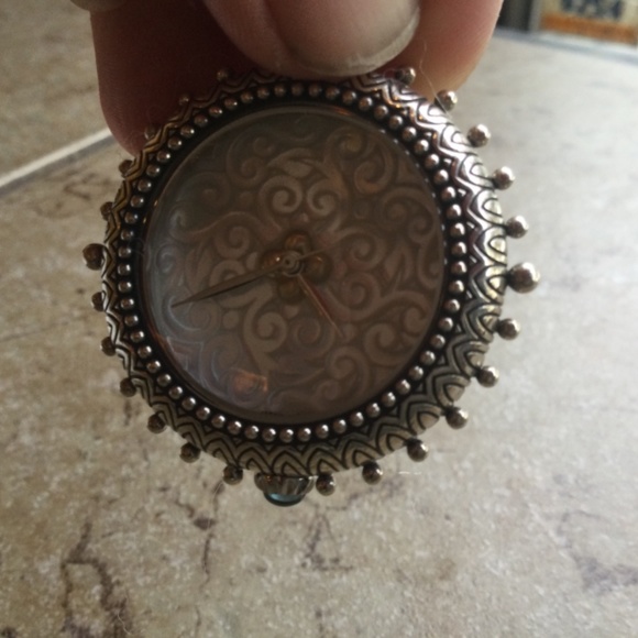 Barbara Bixby enhancer pendant time piece 925 18k - Picture 10 of 11